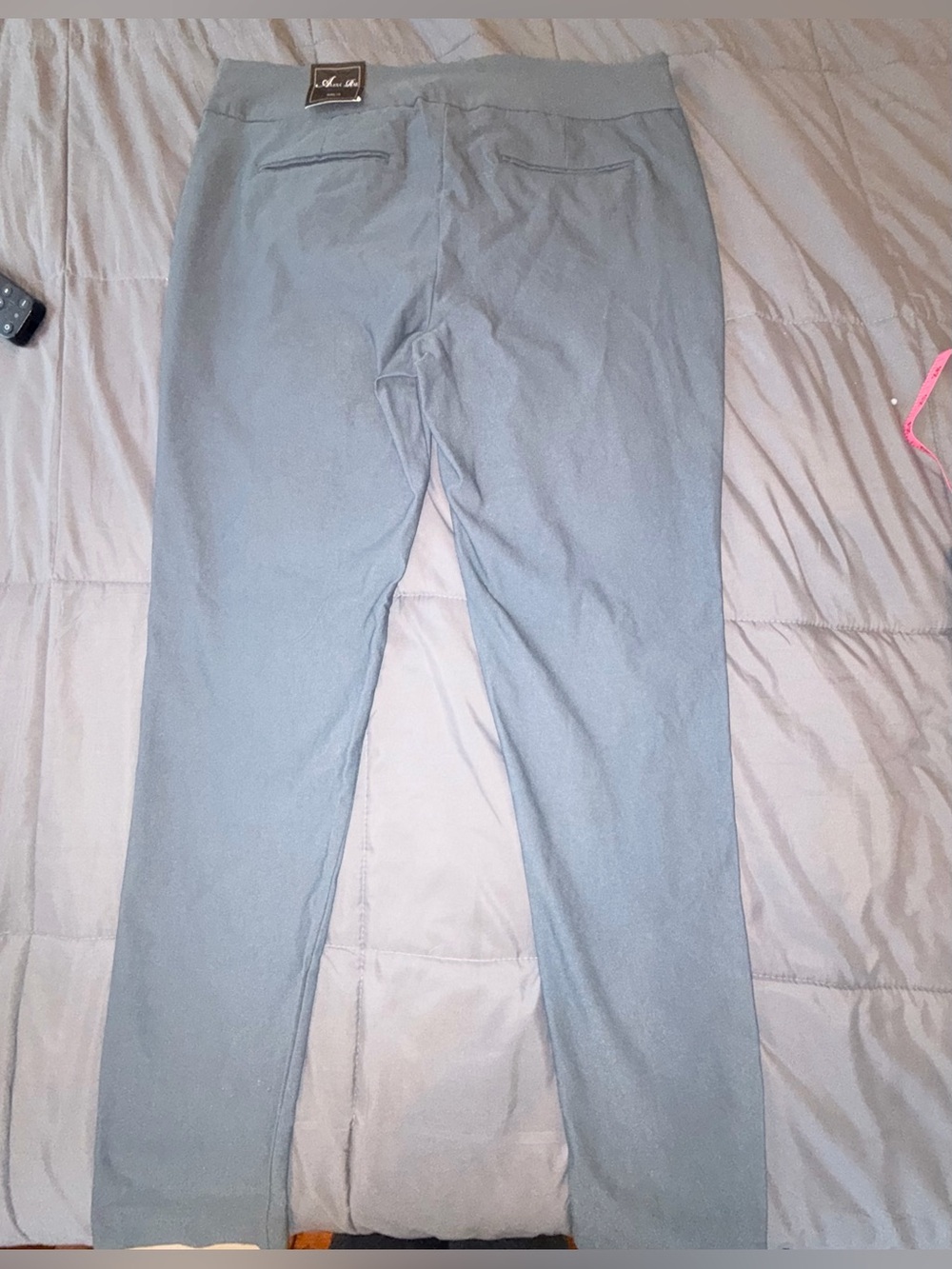 Alexa Rae Gray Stretch Straight Leg Dress Pants Size 14 NWT - Picture 5 of 7